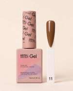 Oje Semipermanente Translucide Chocolate Nude Hanbi 15 ml - imagine 2