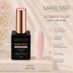 Rubber Base Makeover Milky Pink Collection cu Nylon Fiber - imagine 4