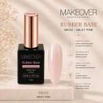 Rubber Base Makeover Milky Pink Collection cu Nylon Fiber - imagine 5
