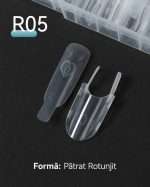 Set 120 Tipsuri Dual Forms Reutilizabile Rocket Patrat Lung,15 marimi - imagine 2