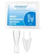 Set 120 Tipsuri Dual Forms Reutilizabile Rocket Stiletto,15 marimi