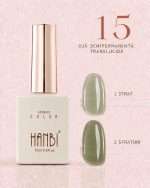 Oja Semipermanenta Translucida Hanbi Autumn Collection 15ml - imagine 3