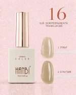 Oja Semipermanenta Translucida Hanbi Autumn Collection 15ml - imagine 4
