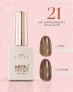 Oja Semipermanenta Translucida Hanbi Autumn Collection 15ml - imagine 9