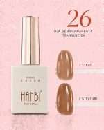 Oja Semipermanenta Translucida Hanbi Autumn Collection 15ml - imagine 14