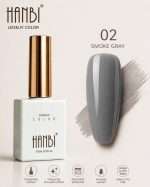Oje Semipermanenta Dusty Mauve Grey Collection Hanbi 15ml - imagine 2