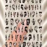 Stikere Unghii-Abtibilduri Nail Art Fete MG-11