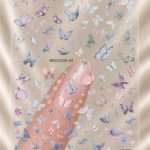 Stikere Unghii-Abtibilduri Nail Art Fluturi MG-55