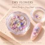 Flori Naturale Uscate Pentru Nail Art - imagine 3