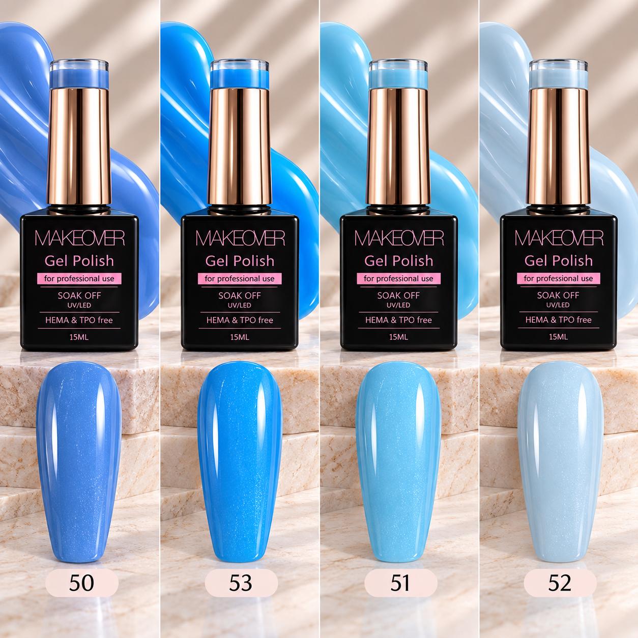 BLUE COLLECTION Oja Semipermanenta Makeover Profesionala Blue Collection - imagine 1
