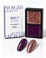 Set Gel Colorat Solid + Glitter Vinimay – 5g + 3g - imagine 9