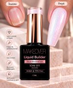 Gel Constructie Autonivelant Liquid Builder Makeover Pearl 01
