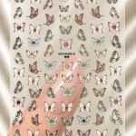 Stikere Unghii-Abtibilduri Nail Art Fluturi MG-91