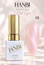 Oja Semipermanenta Hanbi Aurora Cat Eye 15ml - imagine 2