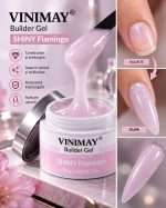 Gel Constructie Autonivelant Vinimay Shiny Flamingo 14g/56g